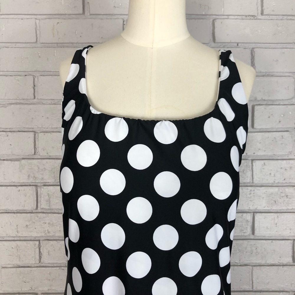 La Blanca Dot Goose Reversible One Piece Swimsuit - Picture 3 of 13